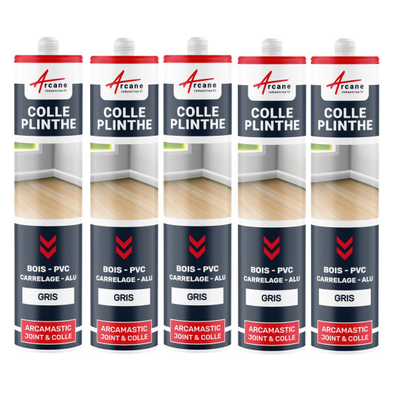 Mastic Colle Plinthes Polymere Hybride : ARCAMASTIC JOINT ET COLLE PLINTHES - Couleur / Aspect  :