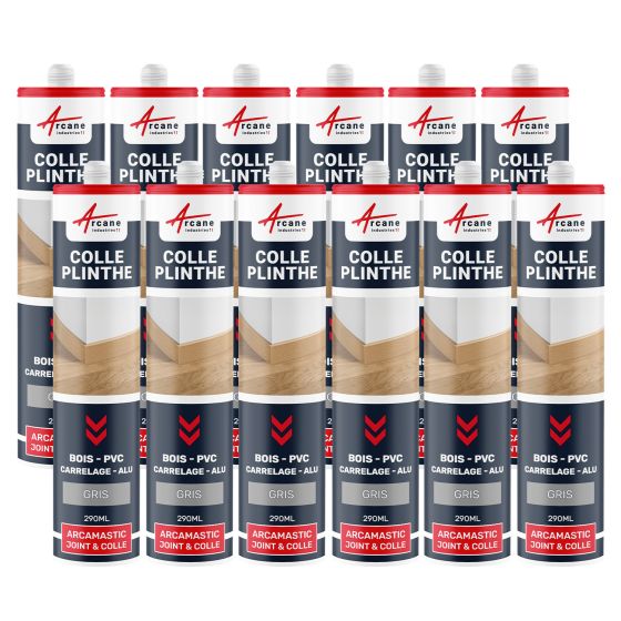 Mastic Colle Plinthes Polymere Hybride : ARCAMASTIC JOINT ET COLLE PLINTHES - Couleur / Aspect  :