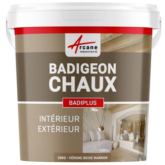 Badigeon Chaux Mur Intérieur et Facade Extérieure - BADIPLUS