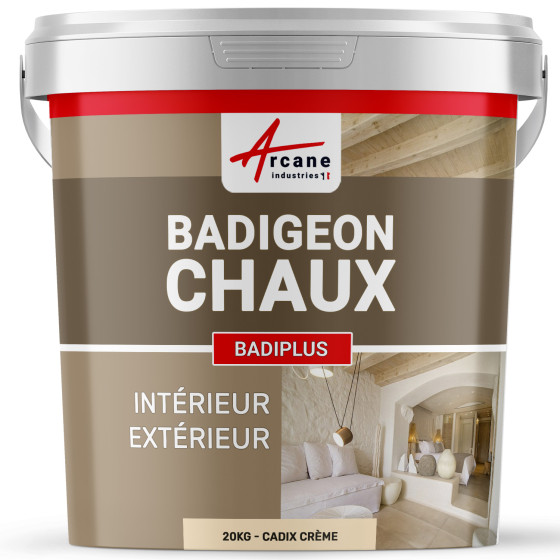 Badigeon Chaux Mur Intérieur et Facade Extérieure - BADIPLUS