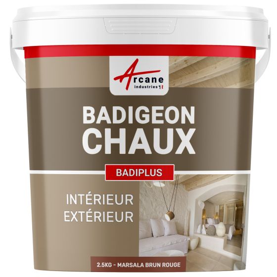 Badigeon Chaux Mur Intérieur et Facade Extérieure - BADIPLUS