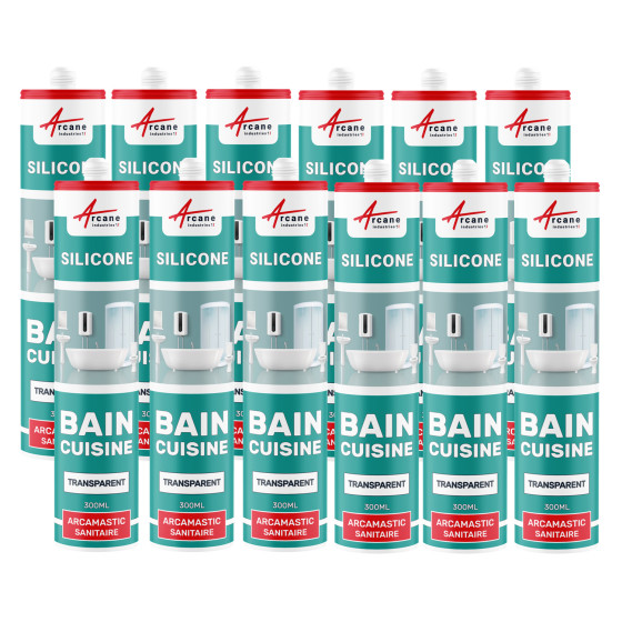 Joint Silicone Douche, Salle de bain, Cuisine : ARCAMASTIC SANITAIRE - Couleur / Aspect  :