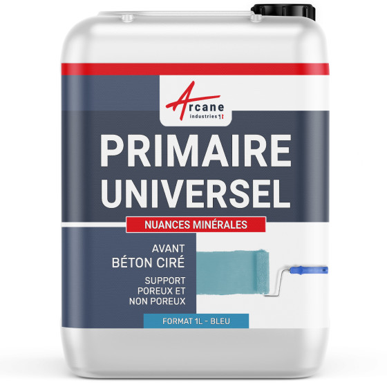 PRIMAIRE UNIVERSEL POUR BTON CIR-1L-Bleu-Aspect / Couleur PRIMAIRE UNIVERSEL POUR BTON CIR-1L-Bleu-Aspect / Couleur