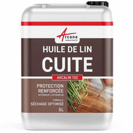 Huile de Lin Cuite, bois intérieur et extérieur : ARCALIN 102 Couleur / Aspect Huile de Lin Cuite, bois intérieur et extérieur : ARCALIN 102 Couleur / Aspect