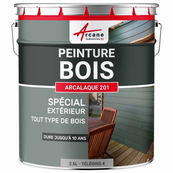 Peinture bois extérieuret intérieur - ARCALAQUE 201-Telegris4 - Couleur / Aspect