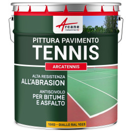 ARCATENNIS 15 kg (fino a 30 m² in 2 strati) Giallo traffico - RAL 1023