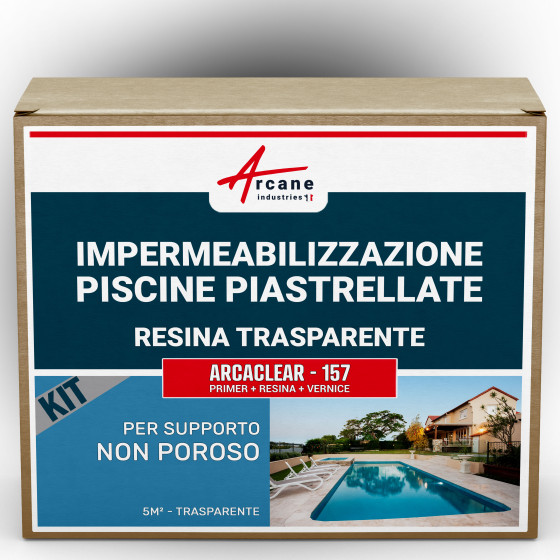 ARCACLEAR - 157 5 m², supporte non porosa Trasparente ARCACLEAR - 157 5 m², supporte non porosa Trasparente