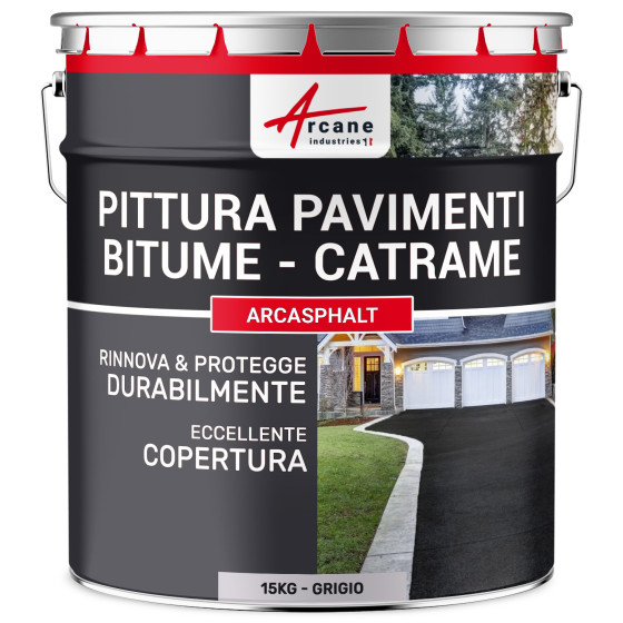 ARCASPHALT 15 kg (fino a 30 m² in 2 strati) Grigio