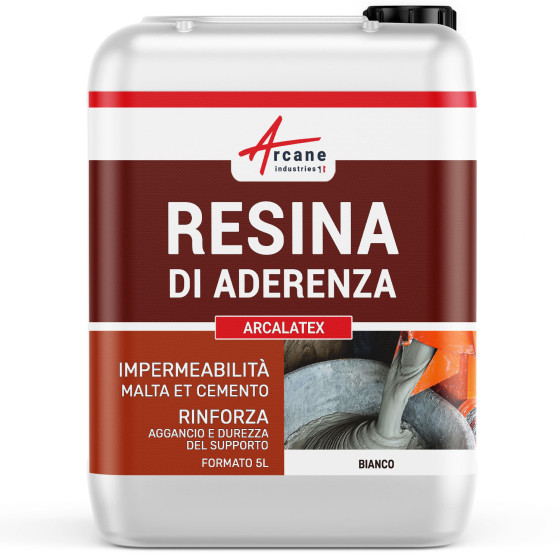 Resina di aggancio per malta e calcestruzzo: ARCALATEX 5 L