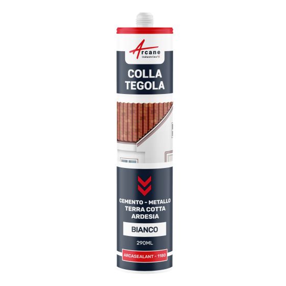 Mastice Colla Piastrelle Polimero Ibrido: ARCASEALANT - 1180 290 ml x 1 Bianco Mastice Colla Piastrelle Polimero Ibrido: ARCASEALANT - 1180 290 ml x 1 Bianco