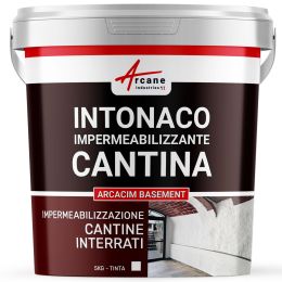 Intonaco idrorepellente per interni: cantine, seminterrati, garage - ARCACIM BASEMENT