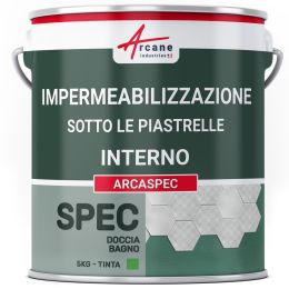 SISTEMA DI IMPERMEABILIZZAZIONE PER PIATRELLA DI DOCCIA E BAGNO: ARCASPEC 5 kg