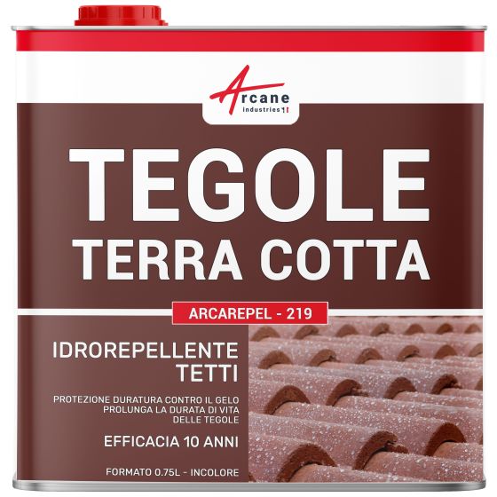 Idrorepellente Impermeabilizzante Incolore per Tegole in Terracotta: IMPERTOITURE TERRACOTTA