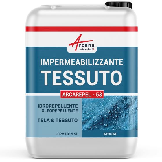 Impermeabilizzante Tessuti, Tessile: ARCAREPEL - 53 2.5 L (fino a 25 m²) Impermeabilizzante Tessuti, Tessile: ARCAREPEL - 53 2.5 L (fino a 25 m²)