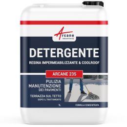 Detergente per resina impermeabilizzante e Cool Roof: ARCANE 235
