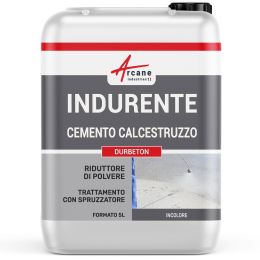Indurente per calcestruzzo e cemento esterno per massetto: DURBETON 5 L