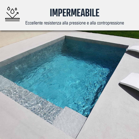 Intonaco impermeabilizzante per piscina in calcestruzzo immerso: ARCACIM POOL