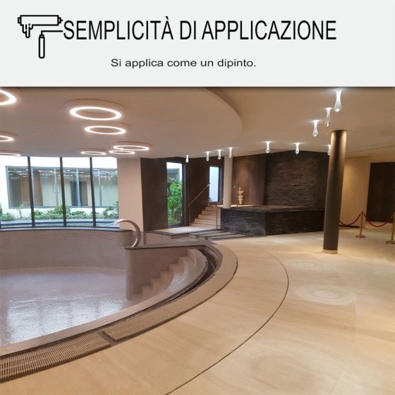 Kit di Tenuta per Piscine Piastrellate: Primer, Resina Poliuretanica Impermeabilizzante 