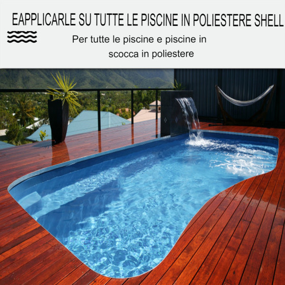 Vernice poliuretanica per piscine per gusci in poliestere