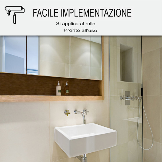 SISTEMA DI IMPERMEABILIZZAZIONE PER PIATRELLA DI DOCCIA E BAGNO: ARCASPEC 15 kg