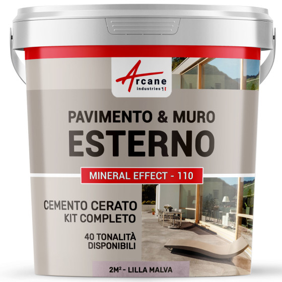KIT CEMENTO CERATO ESTERNO  2 m²  Lilla Malva