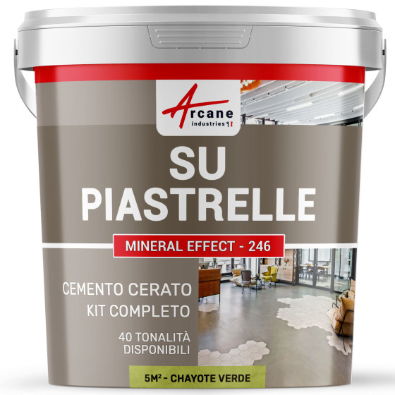 KIT DI BETON CERATO PER PIASTRELLE 5 m²  Chayote Verde