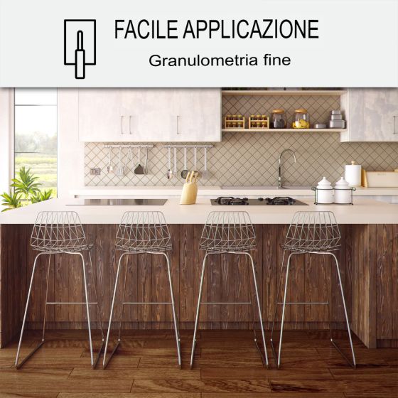 Cemento Cerato Cucina: Piano di lavoro, Credenza
