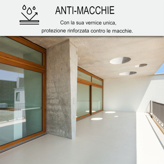 KIT CEMENTO CERATO PER PAVIMENTI  5 m²  Mirtillo Rosso - Rosso