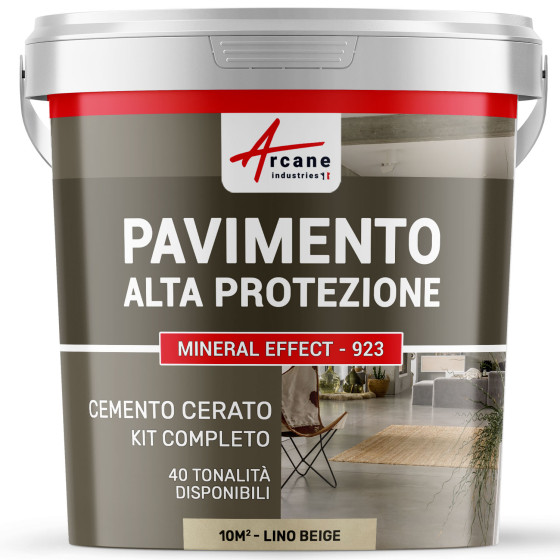KIT CEMENTO CERATO PER PAVIMENTI 10 m² Lino Beige KIT CEMENTO CERATO PER PAVIMENTI 10 m² Lino Beige