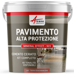 KIT CEMENTO CERATO PER PAVIMENTI  10 m²  Papaya Rosa Arancione