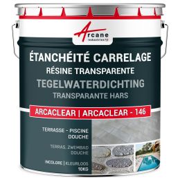 Transparante afdichtingshars voor terras, tegels, zwembad: ARCACLEAR -146