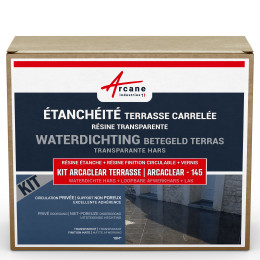 Waterdichtingskit voor betegeld terras: Waterdichtingshars