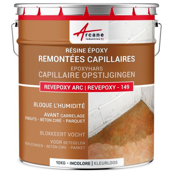 Epoxyhars tegen capillaire opstijging voor toepassing vóór vloerbedekking: REVEPOXY -149