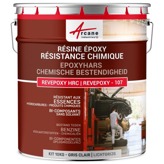  Epoxyharsverf bestand tegen koolwaterstoffen en benzine- REVEPOXY -107