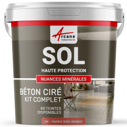 Kit Béton Ciré Sol Haute Protection Rose