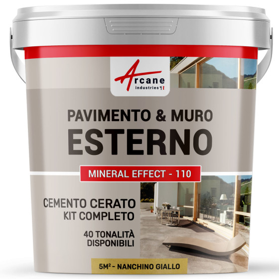 KIT  BETON CIRE BUITEN - beton cire voor buiten voor vloer, muur, terras, balkon, trap