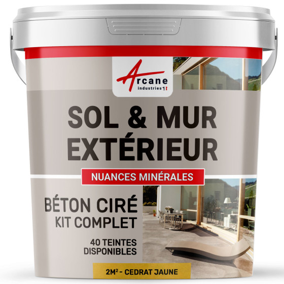 1-Main-KIT BETON CIRE EXTERIEUR - B‚ton cir‚ ext‚rieur pour sol