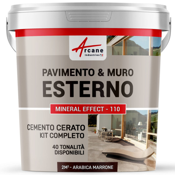 KIT  BETON CIRE BUITEN - beton cire voor buiten voor vloer, muur, terras, balkon, trap