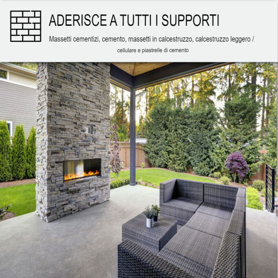 KIT  BETON CIRE BUITEN - beton cire voor buiten voor vloer, muur, terras, balkon, trap