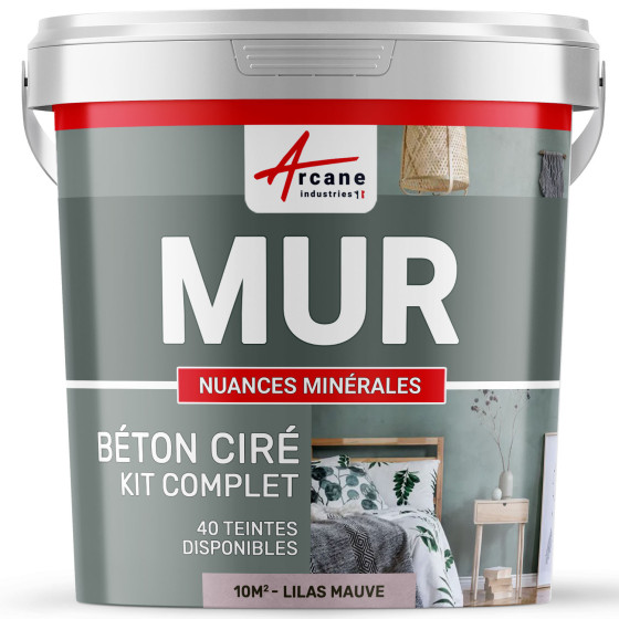 KIT BTON CIR MURS-kit10m2-Satinee-Lilas-Mauve-Aspect / Couleur