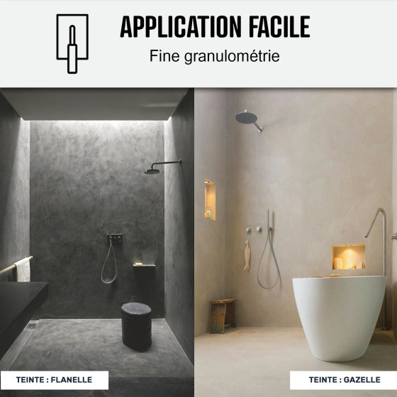3-USP-Kit Béton Ciré Salle de Bain :  Enduit imperméable 3-USP-Kit Béton Ciré Salle de Bain :  Enduit imperméable