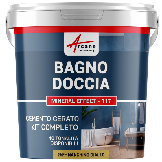 1-Main-Kit Béton Ciré Salle de Bain : Enduit imperméable-IT 1-Main-Kit Béton Ciré Salle de Bain : Enduit imperméable-IT