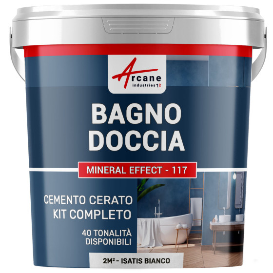 1-Main-Kit Béton Ciré Salle de Bain : Enduit imperméable-IT 1-Main-Kit Béton Ciré Salle de Bain : Enduit imperméable-IT