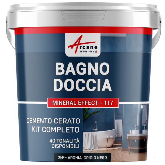 1-Main-Kit Béton Ciré Salle de Bain : Enduit imperméable-IT 1-Main-Kit Béton Ciré Salle de Bain : Enduit imperméable-IT