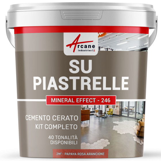 BETON CIRE KIT OP TEGELS