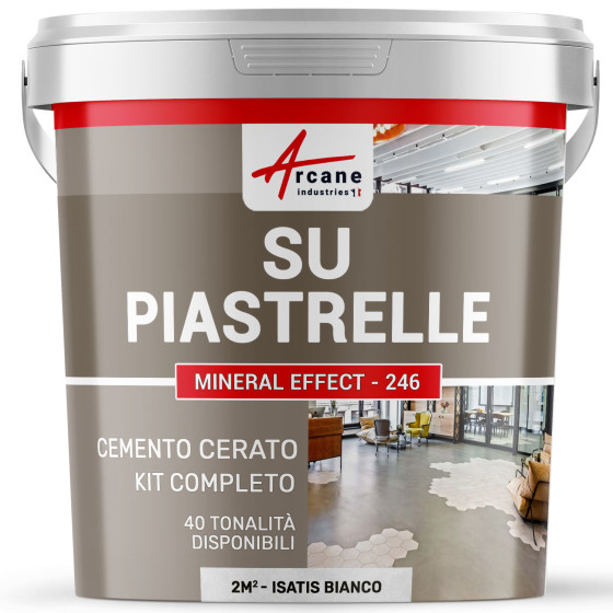 BETON CIRE KIT OP TEGELS